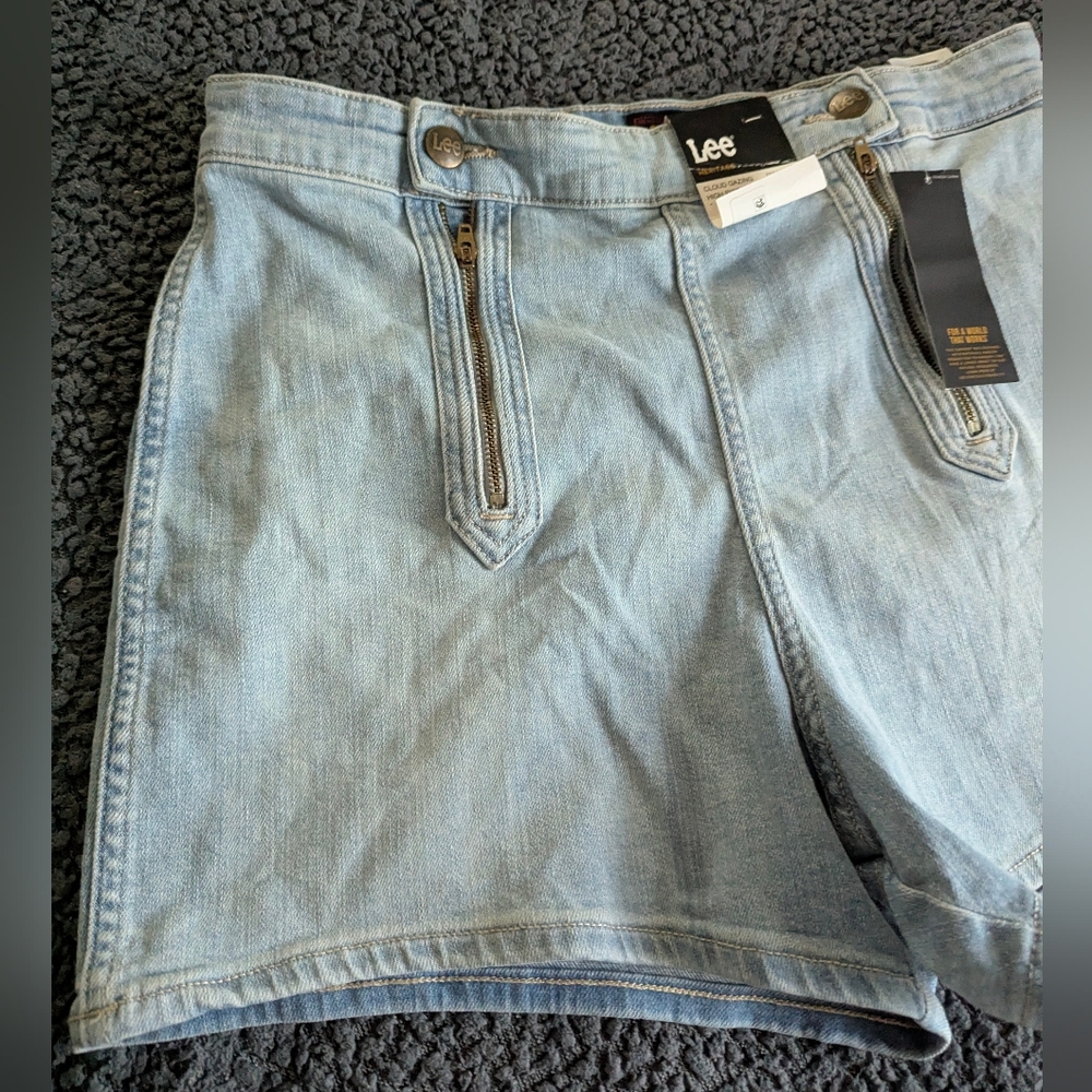 NWT Lee Retro Heritage High-Rise Shorts - Picture 7 of 8